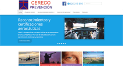 Desktop Screenshot of cerecoprevencion.com